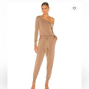 Charlotte Jumpsuit - Revolve by Majorelle (Excellent Condition) color is Taupe